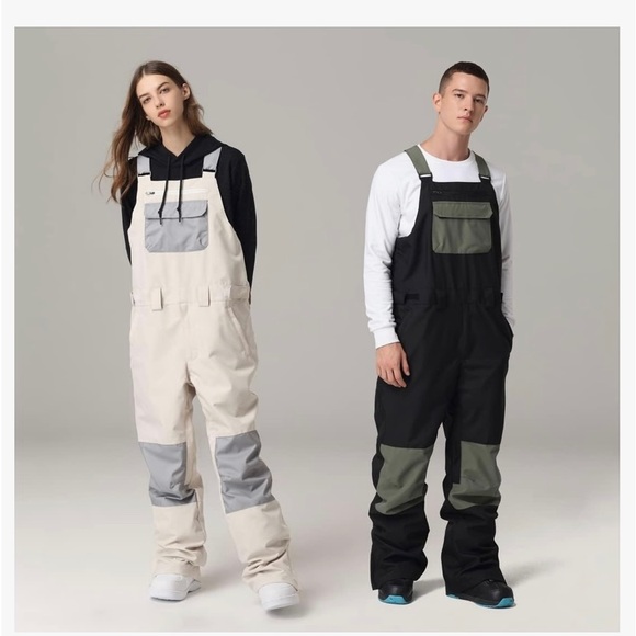 NWT Searipe unisex snow bib overalls ski pants - Picture 3 of 16